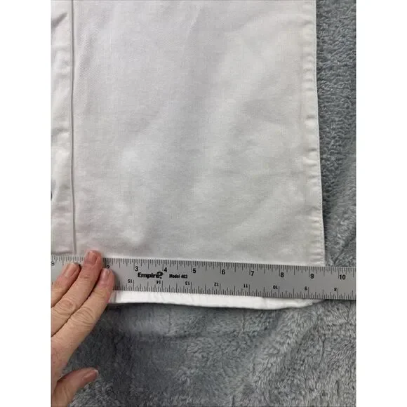 American Eagle Next Level Stretch White Low Rise Kick Boot Jeans Women's 10S - Picture 4 of 9